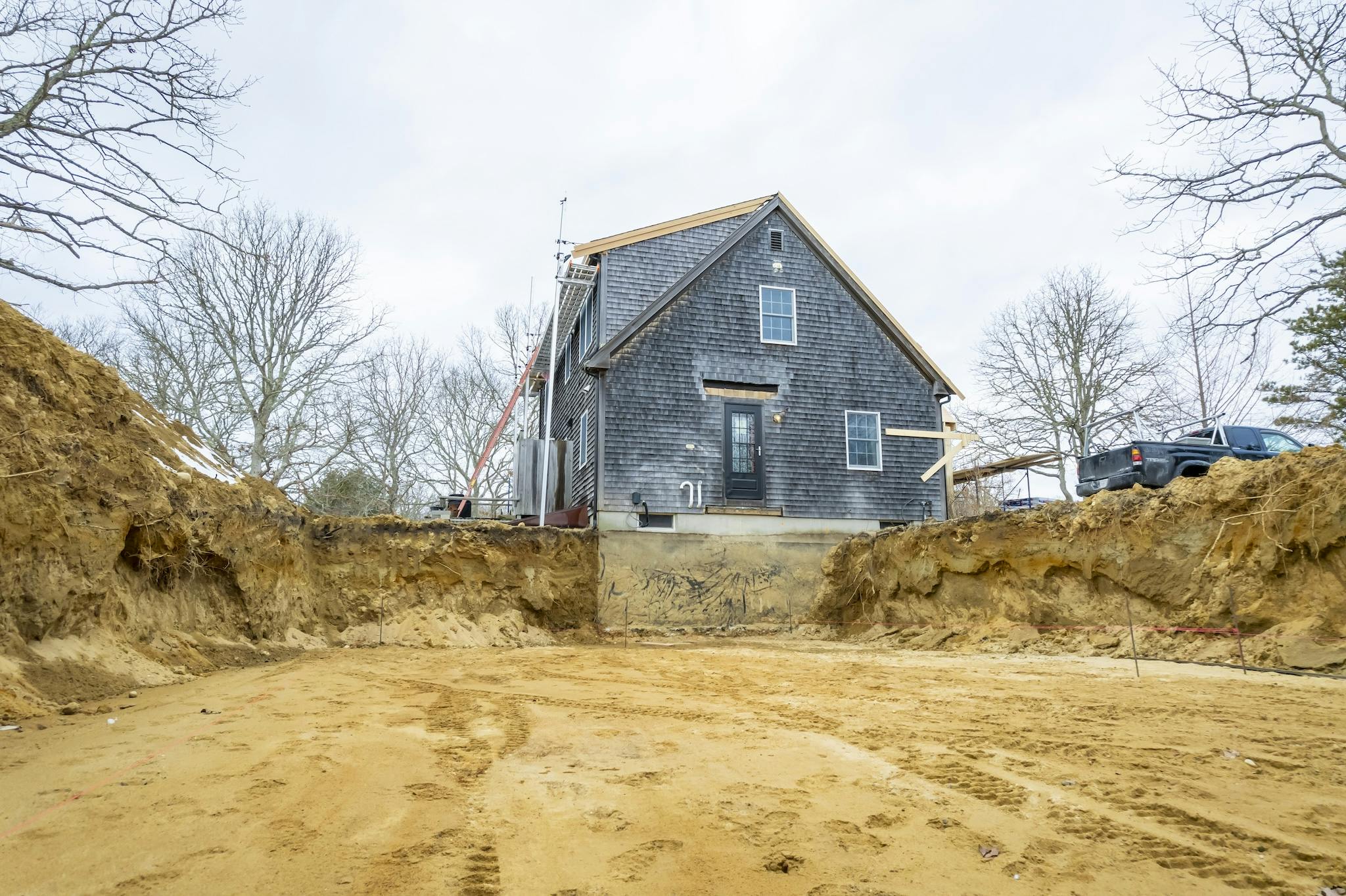 We begin by laying a strong foundation, ensuring the stability and durability of your future home.