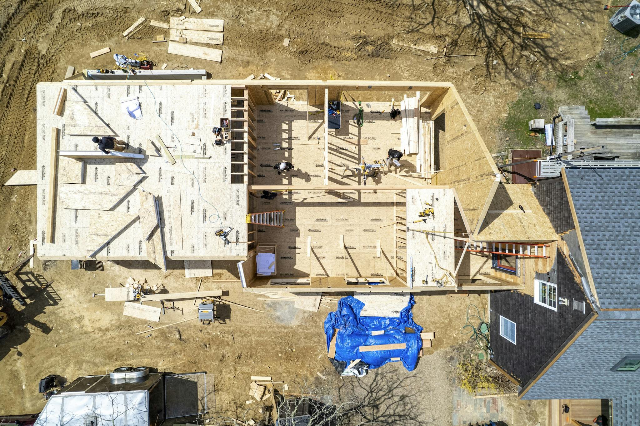 With the foundation in place, we expertly construct the framework that will shape your dream house, bringing it to life.